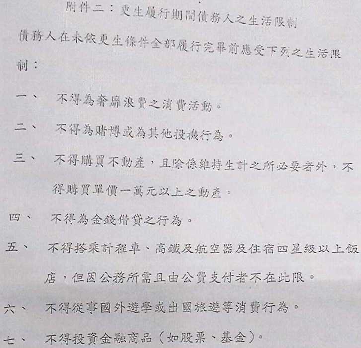 更生條件|法院更生|債務更生|新竹地院債務更生成功核准，總債務約380萬，僅償還約21萬