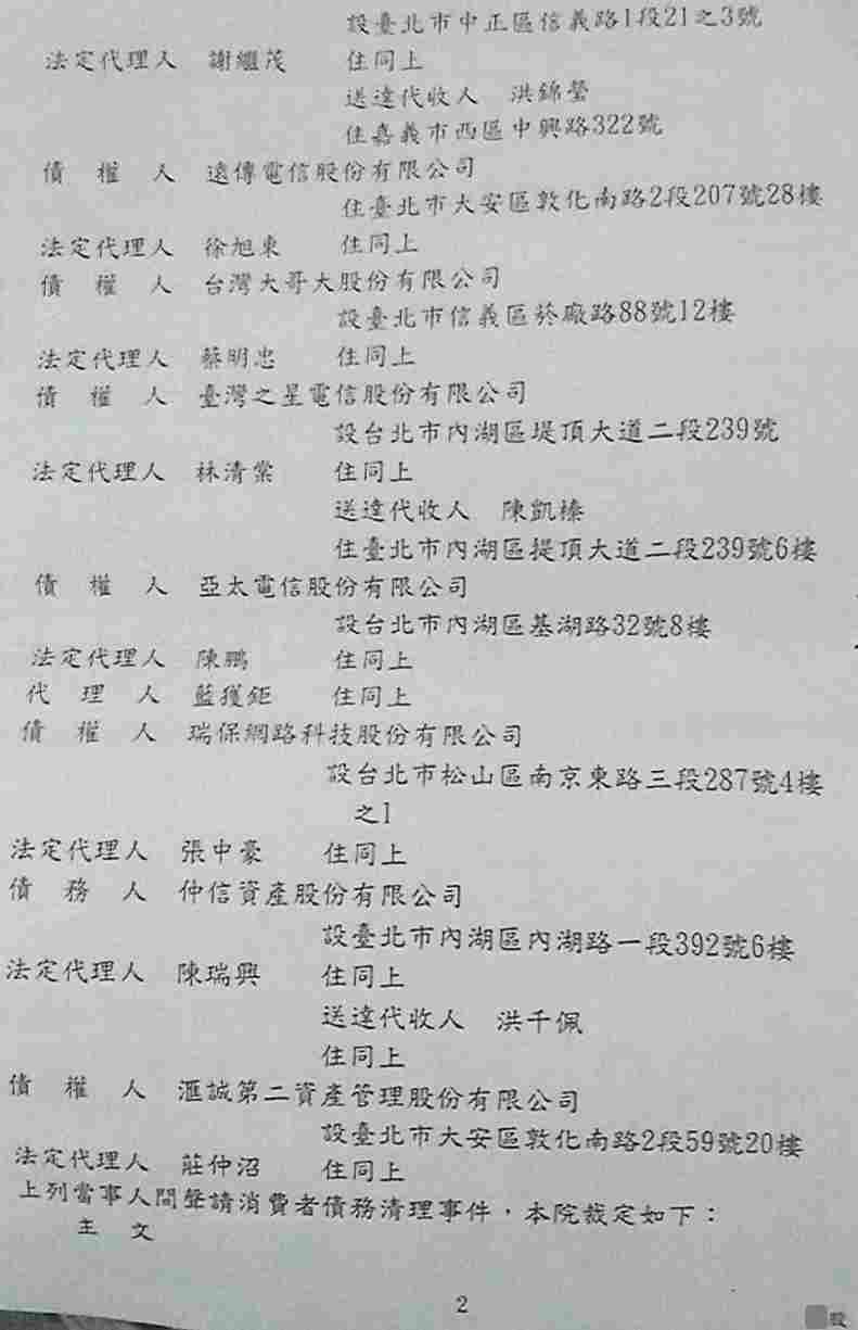 更生條件|法院更生|債務更生|嘉義地院債務更生成功核准，總債務約150萬，僅償還約20萬